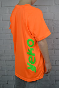 T-shirt Orange / green