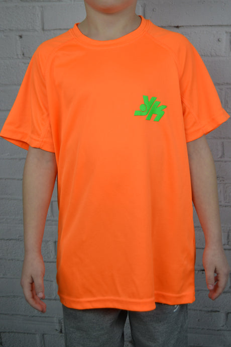T-shirt Orange / green