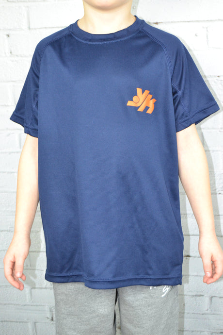T-shirt Navy / Orange